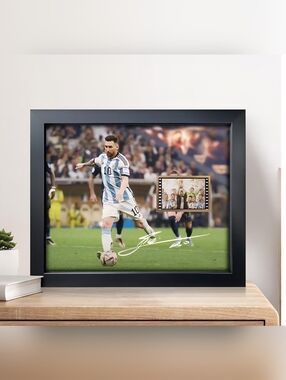 Lionel Messi World Cup 2022 Framed Photo Collage 10x8 Argentina Soccer Memorabil